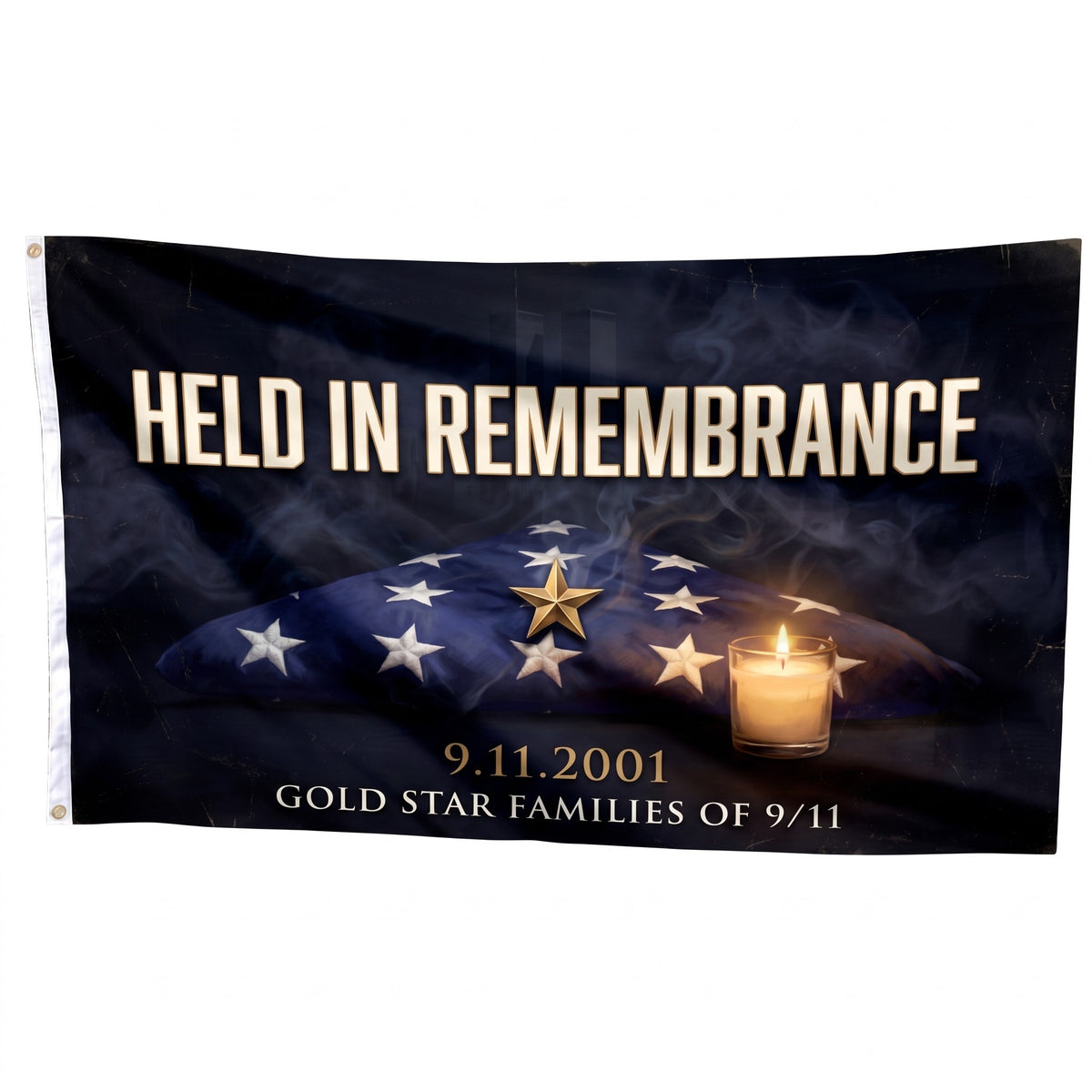 Gold Star Family 9/11 Tribute Flag - Straight
