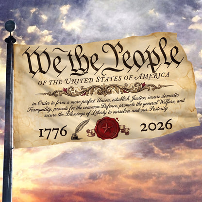 We The People Constitution Flag - 3x5 Mockup