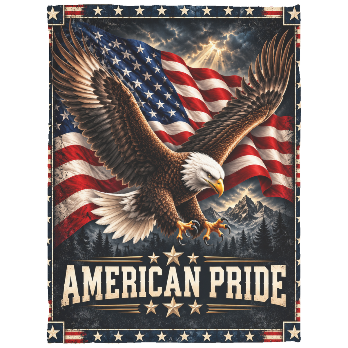American Pride USA Blanket