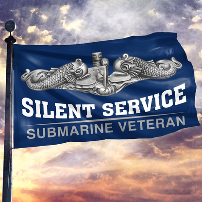Silent Service Submarine Veteran Flag