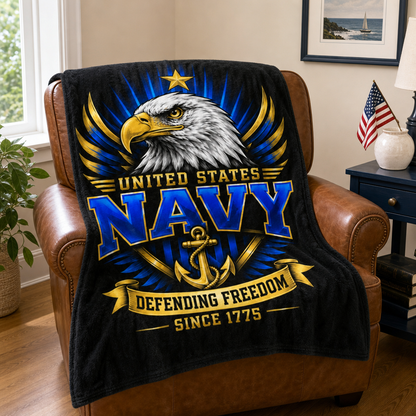 Unites States Defending Freedom Blanket