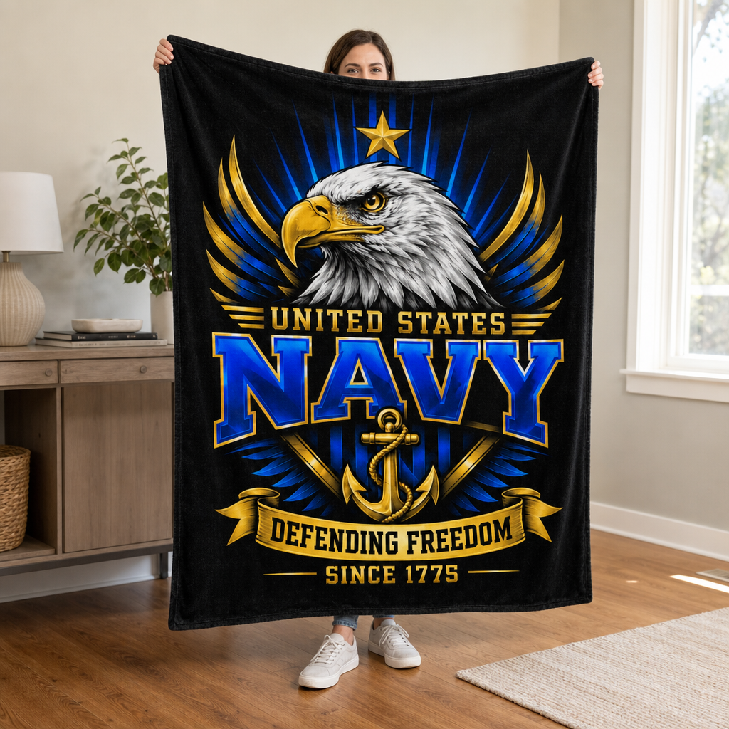 Unites States Defending Freedom Blanket