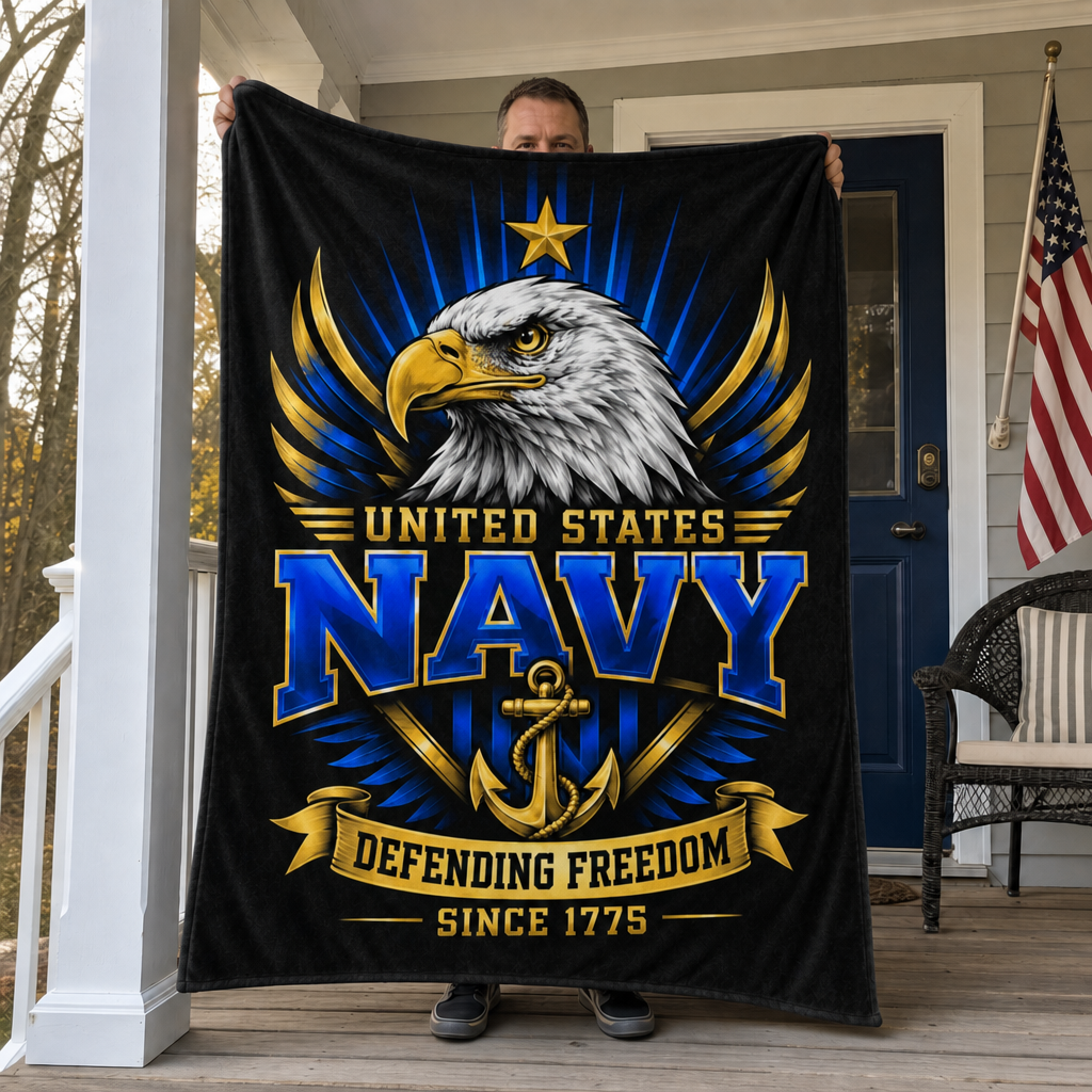 Unites States Defending Freedom Blanket