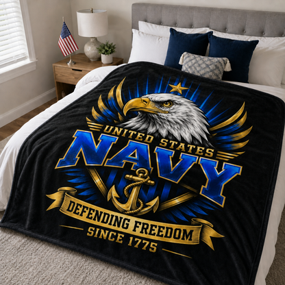 Unites States Defending Freedom Blanket