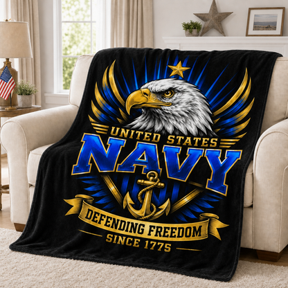 Unites States Defending Freedom Blanket
