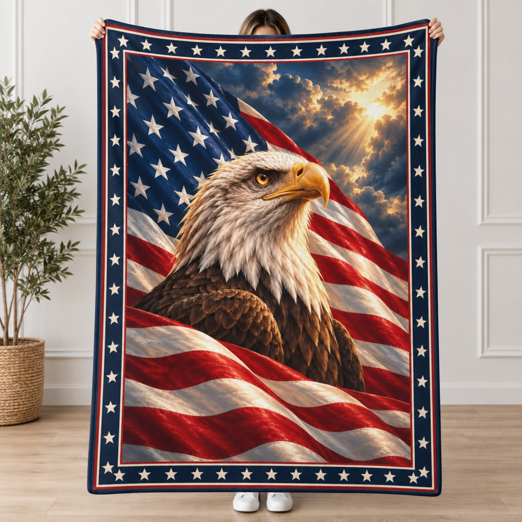 USA Eagle Blanket