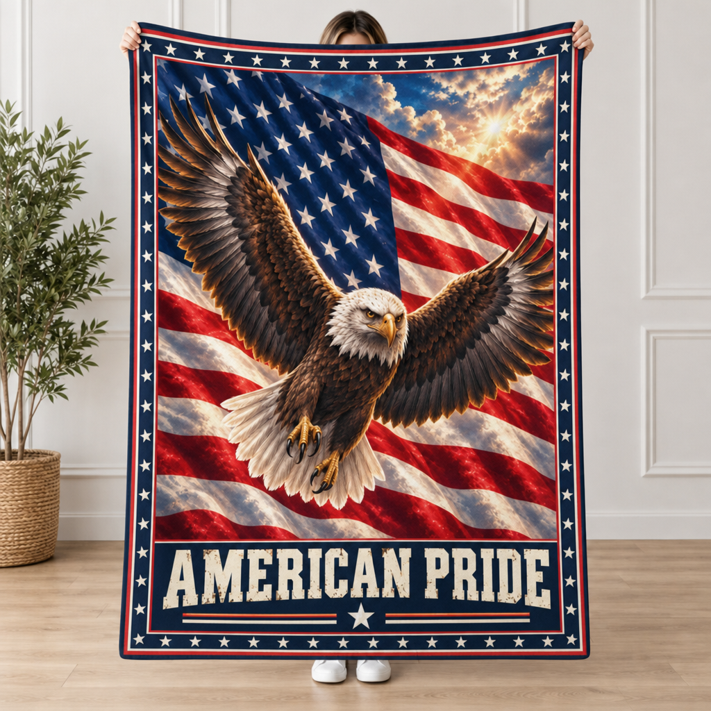 American Pride Eagle Blanket