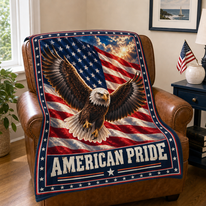 American Pride Eagle Blanket