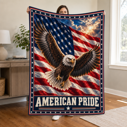 American Pride Eagle Blanket