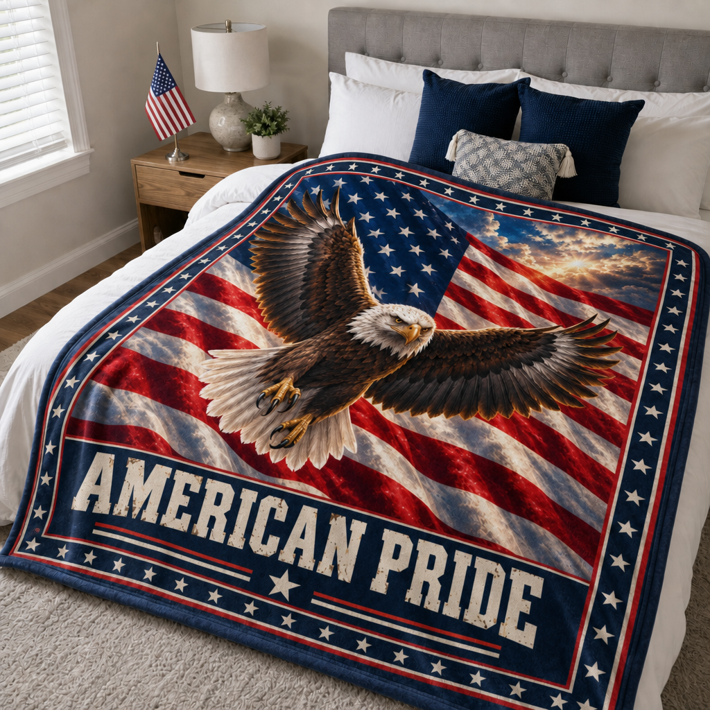American Pride Eagle Blanket