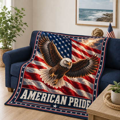 American Pride Eagle Blanket