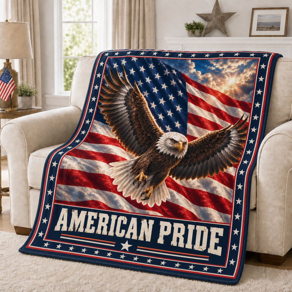 American Pride Eagle Blanket